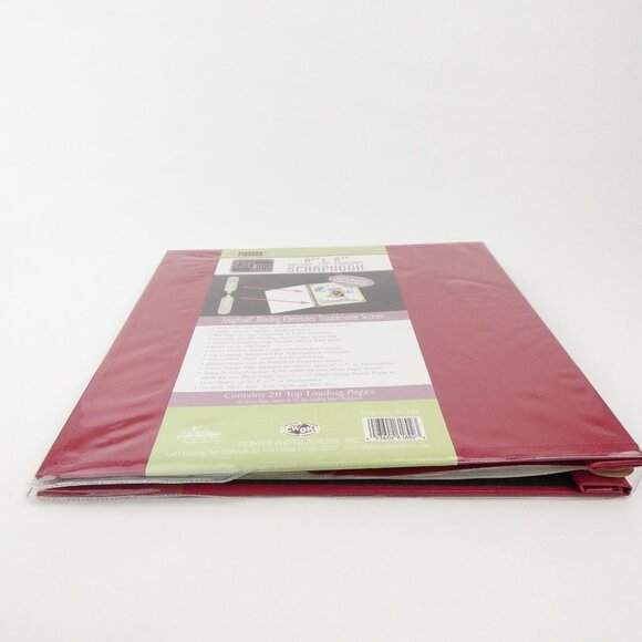 Pioneer Scrapbook Album Snapload 8"x8" Red Deluxe Top Loading 20 Pages NEW - Picture 6 of 12